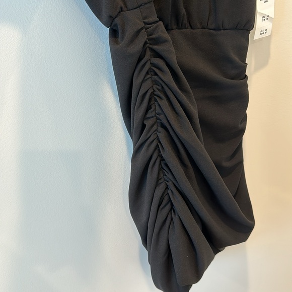 Abercrombie & Fitch Ruched Knit Mini Dress Crew Short Sleeve Tee Bodycon Small - Picture 9 of 16